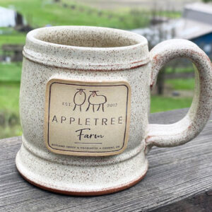 Stoneware mug from Appletree Farm, Eugene, OR