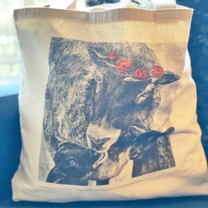 Cotton tote bag from Appletree Farm, Eugene, OR